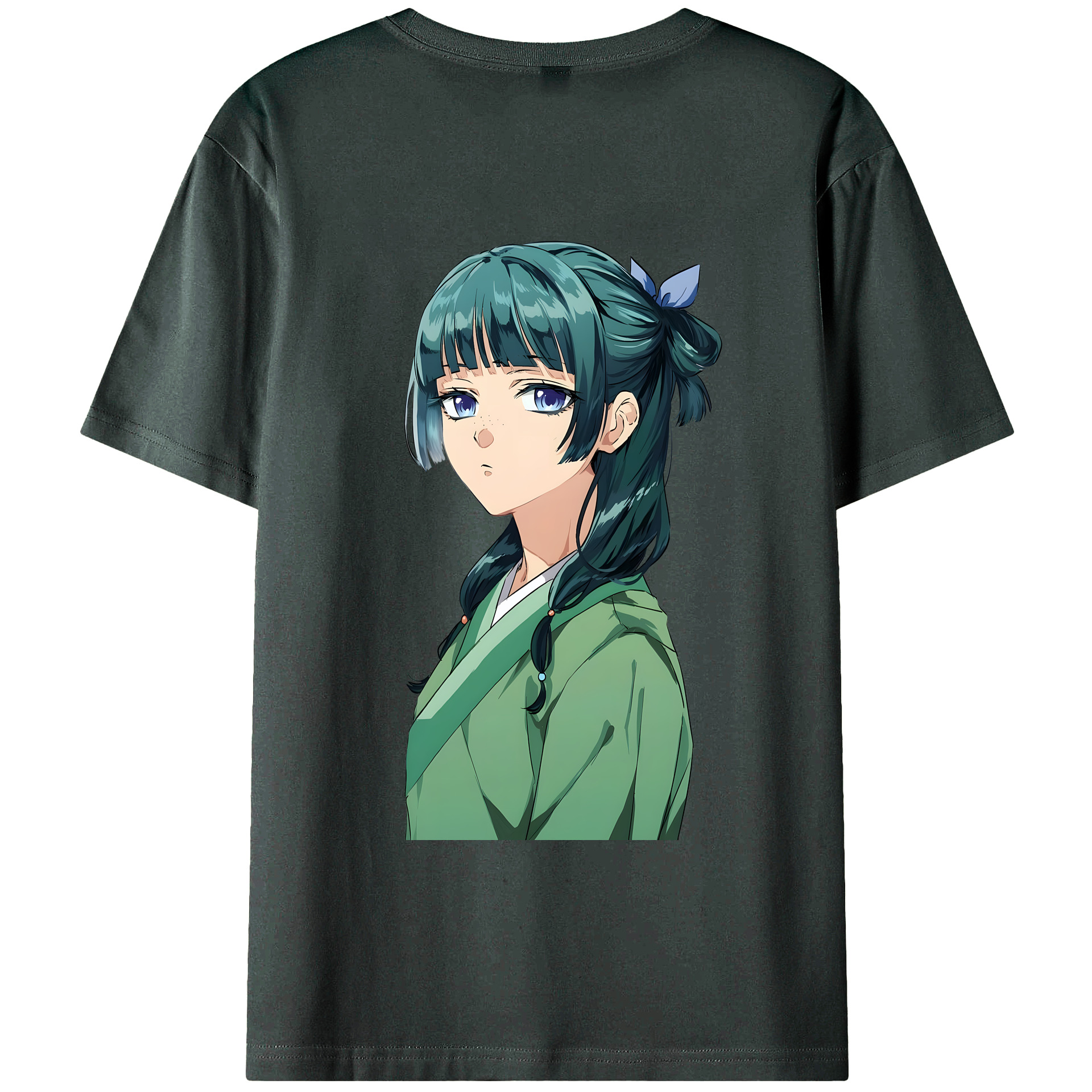 （画像用） 薬屋のひとりごと The Apothecary Diaries 綿100％ メンズ半袖Tシャツ（バックプリント） 通気性
